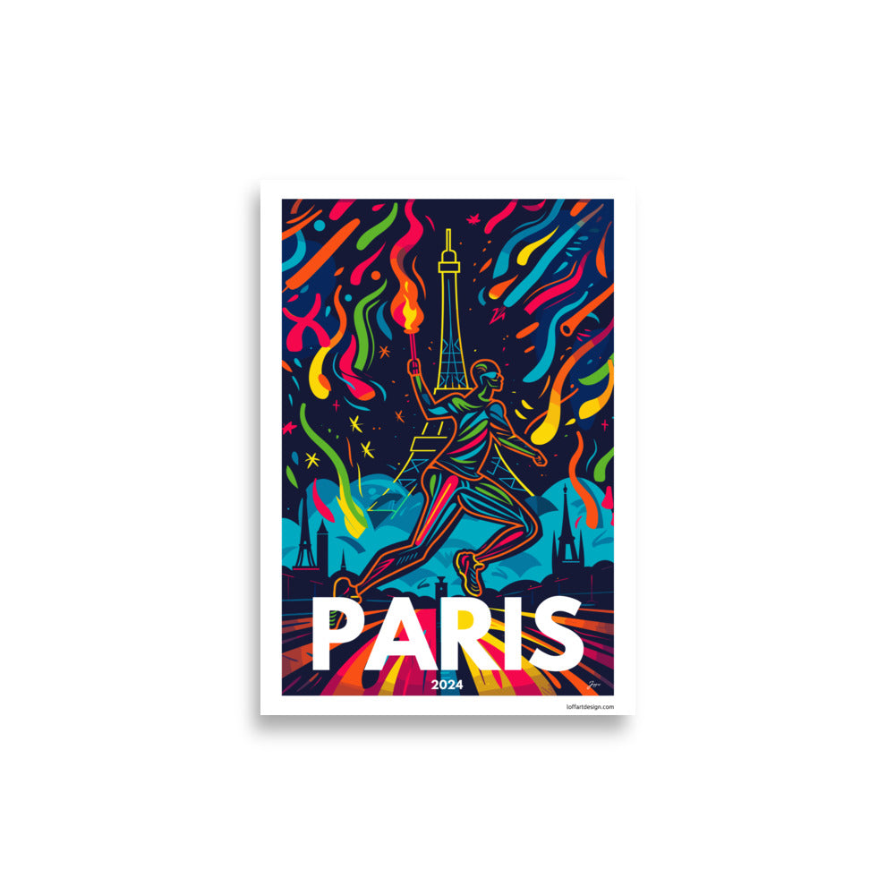 Paris 2024 Poster | Dynamic colors