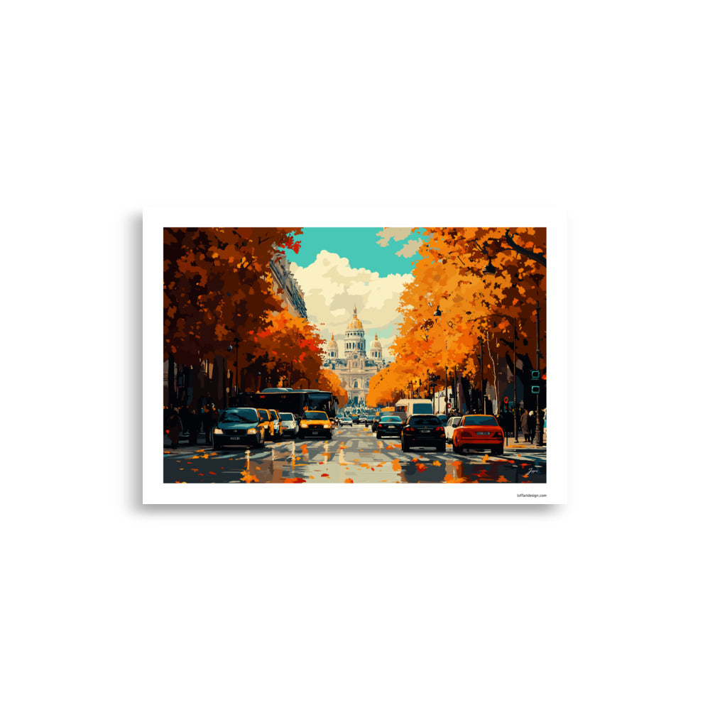 Autumn in the City Poster