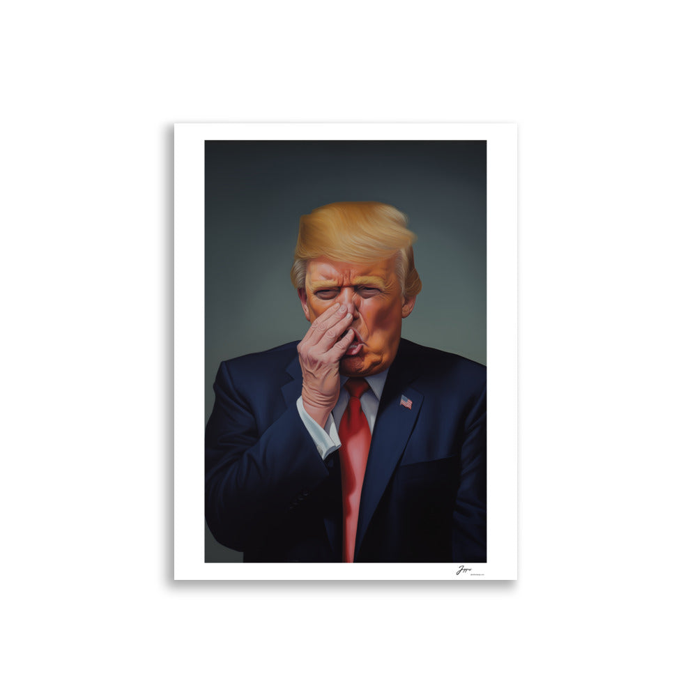 Trump - Funny Poster - Funny Bathroom Prints