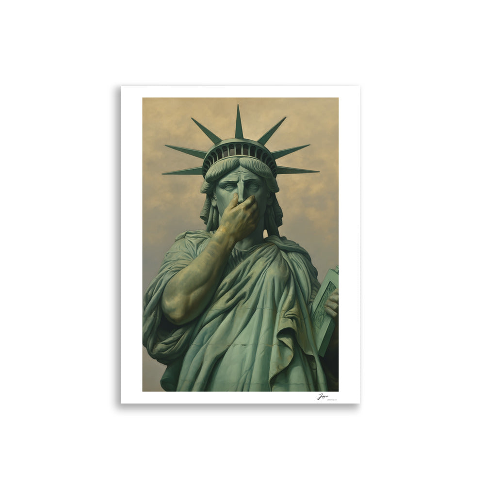 Liberty Statue - Poster - Funny Bathroom Prints