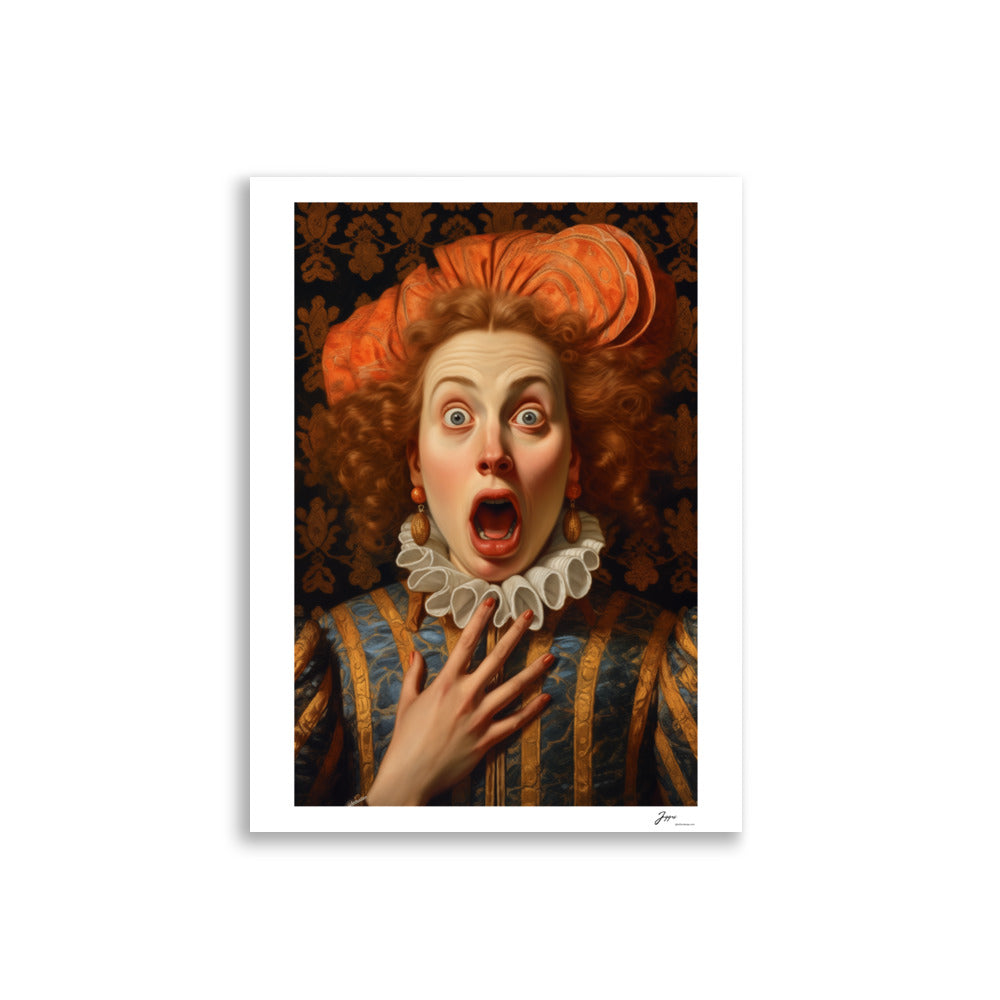 Dame Gwendolyn - Poster - Funny Bathroom Wall Art