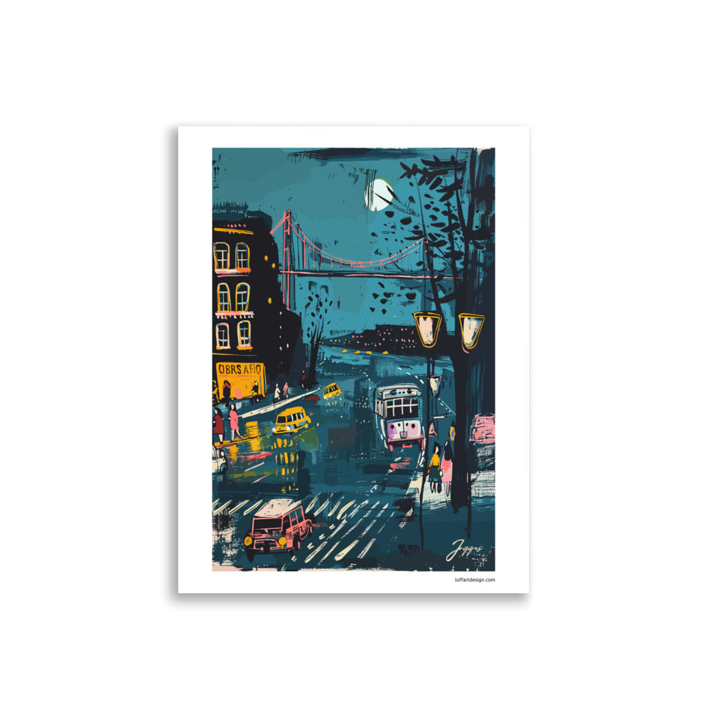 City Views L - Poster - Original Wall Art