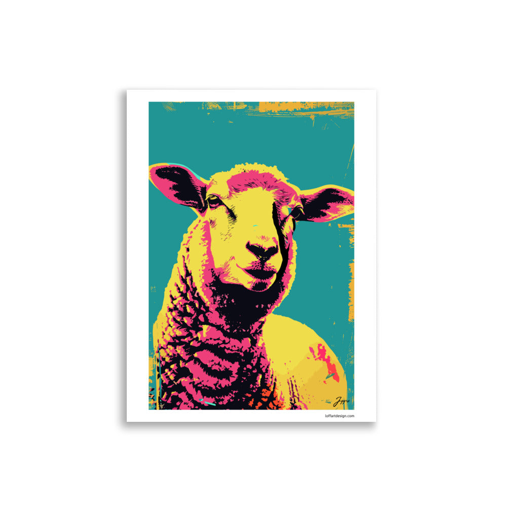 Olivia - Farmyard Pop Portraits Poster