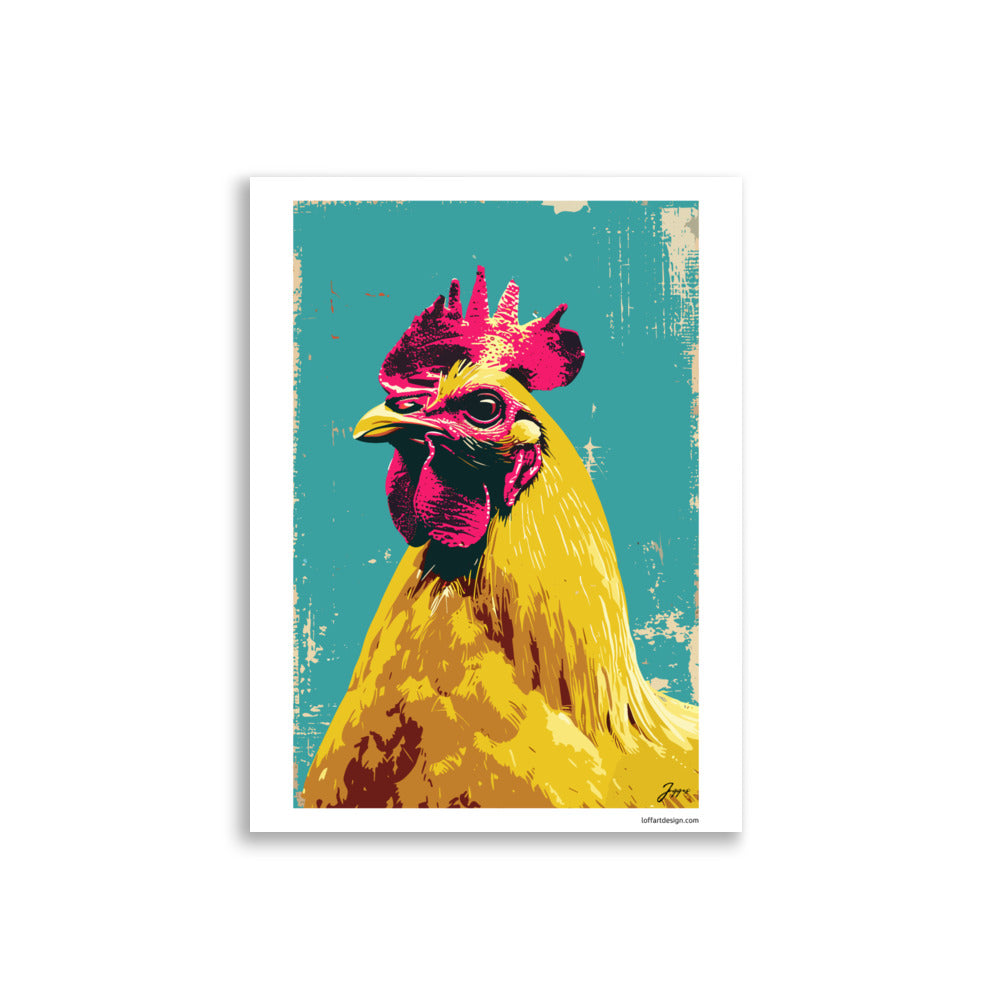 Ralph-Farmyard Pop Portraits Poster