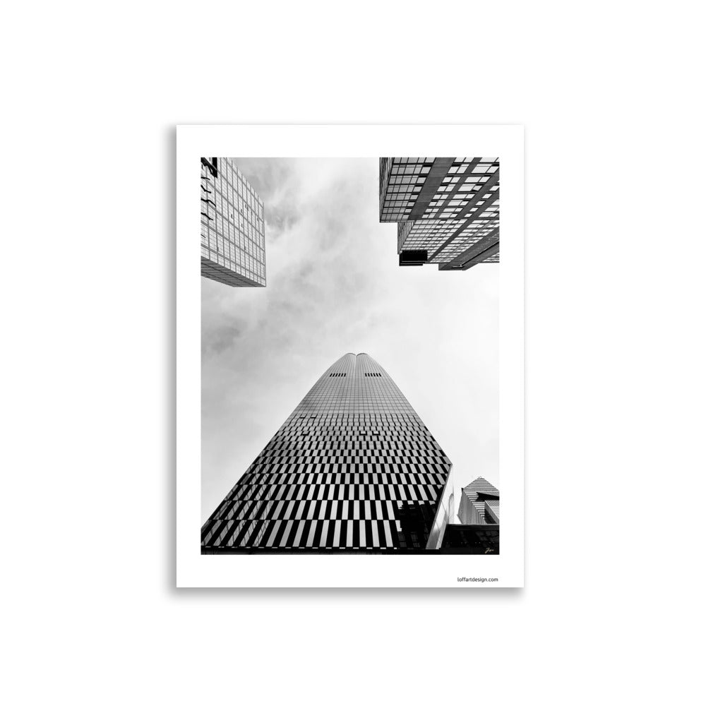 New York City Skyscraper Poster