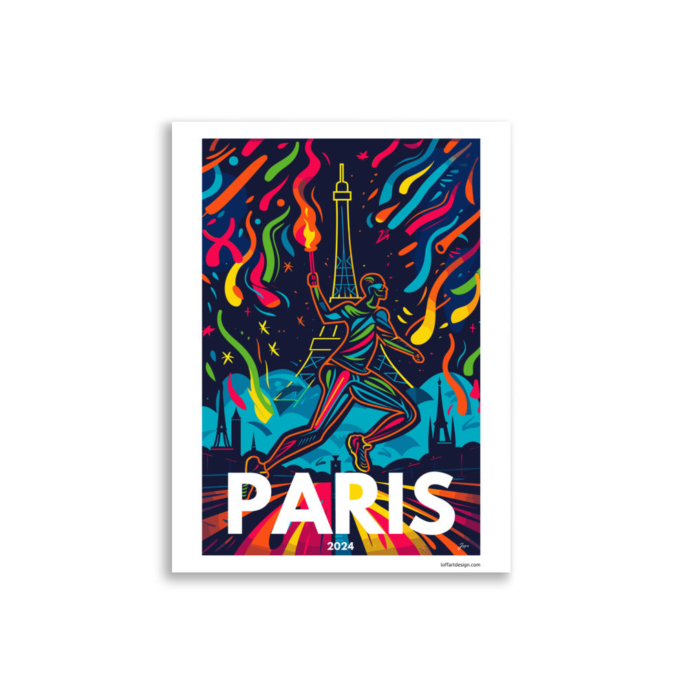 Paris 2024 Poster | Dynamic colors