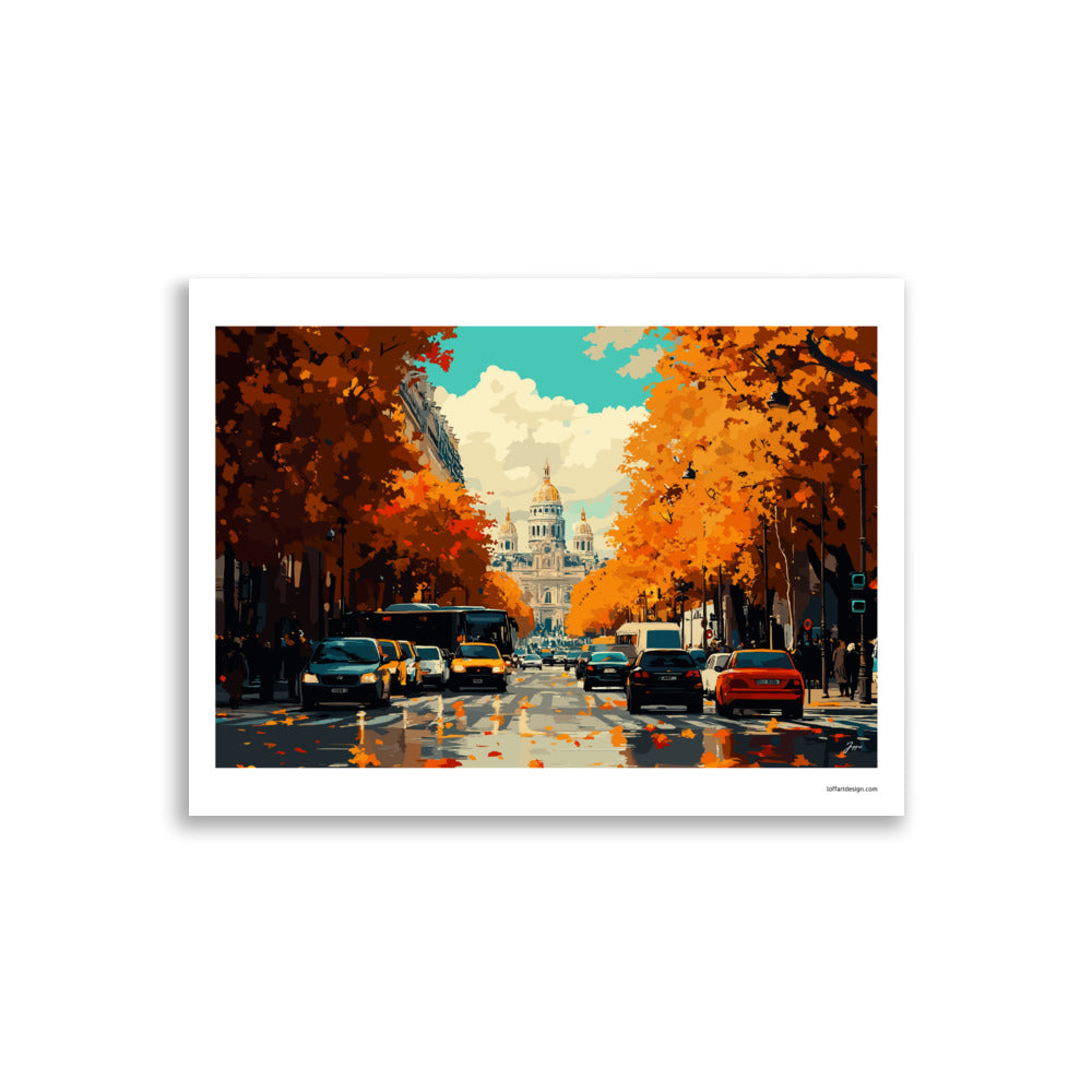 Autumn in the City Poster