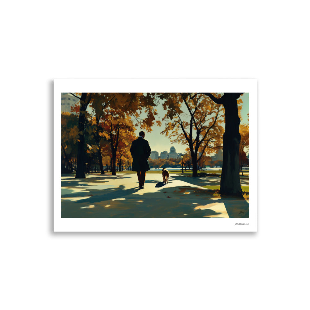 Autumn Stroll Poster