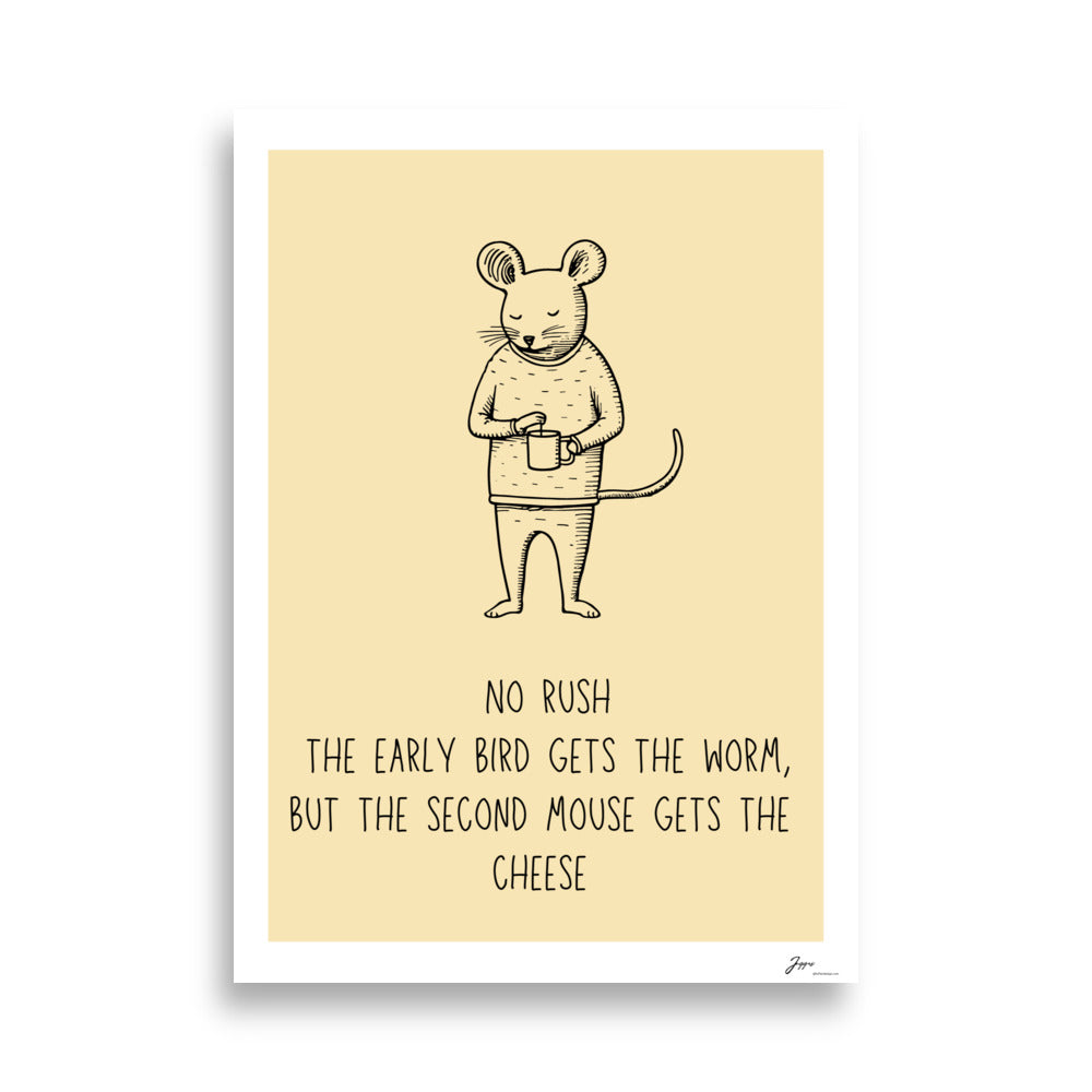 Relaxed Mouse - Poster