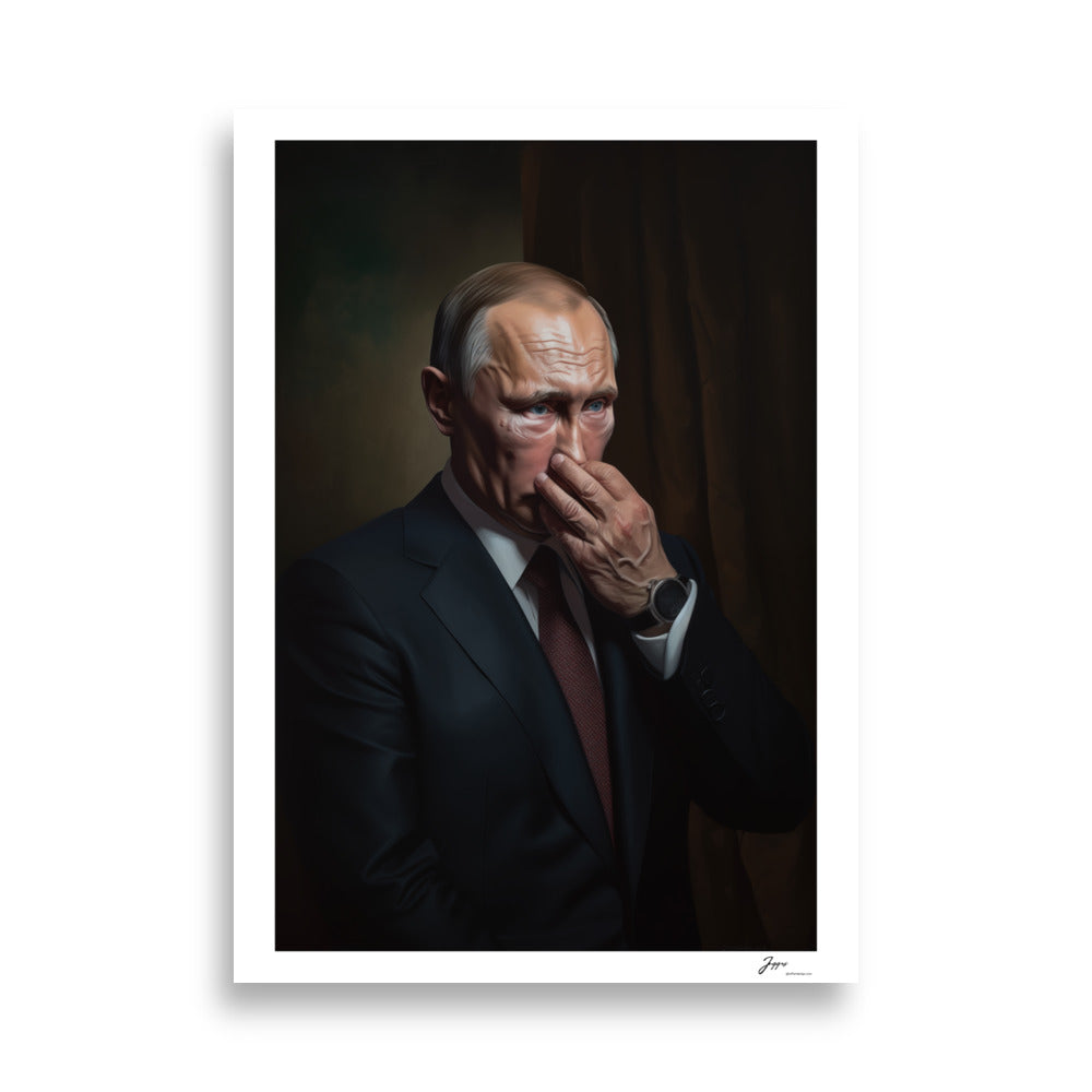 Putin Funny Poster - Funny Bathroom Prints