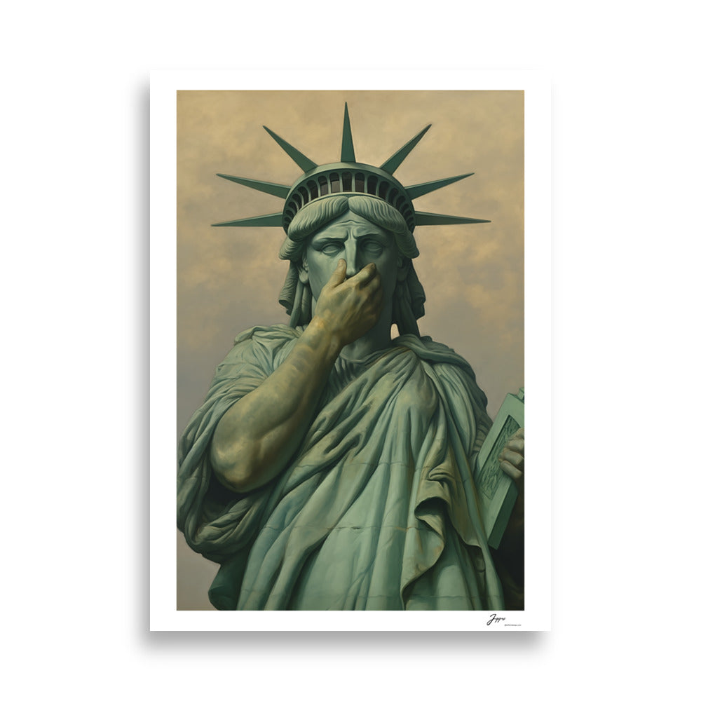 Liberty Statue - Poster - Funny Bathroom Prints