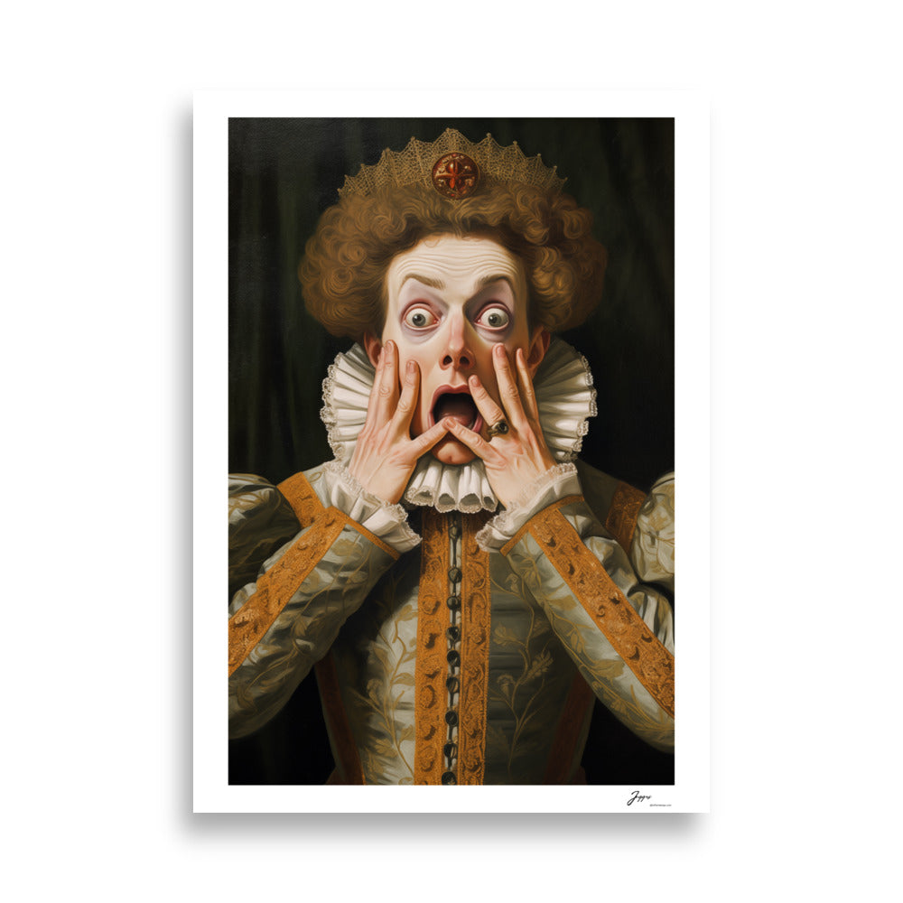 Duchess Arabella - Poster - Funny Classical  Painting Portrait Prints