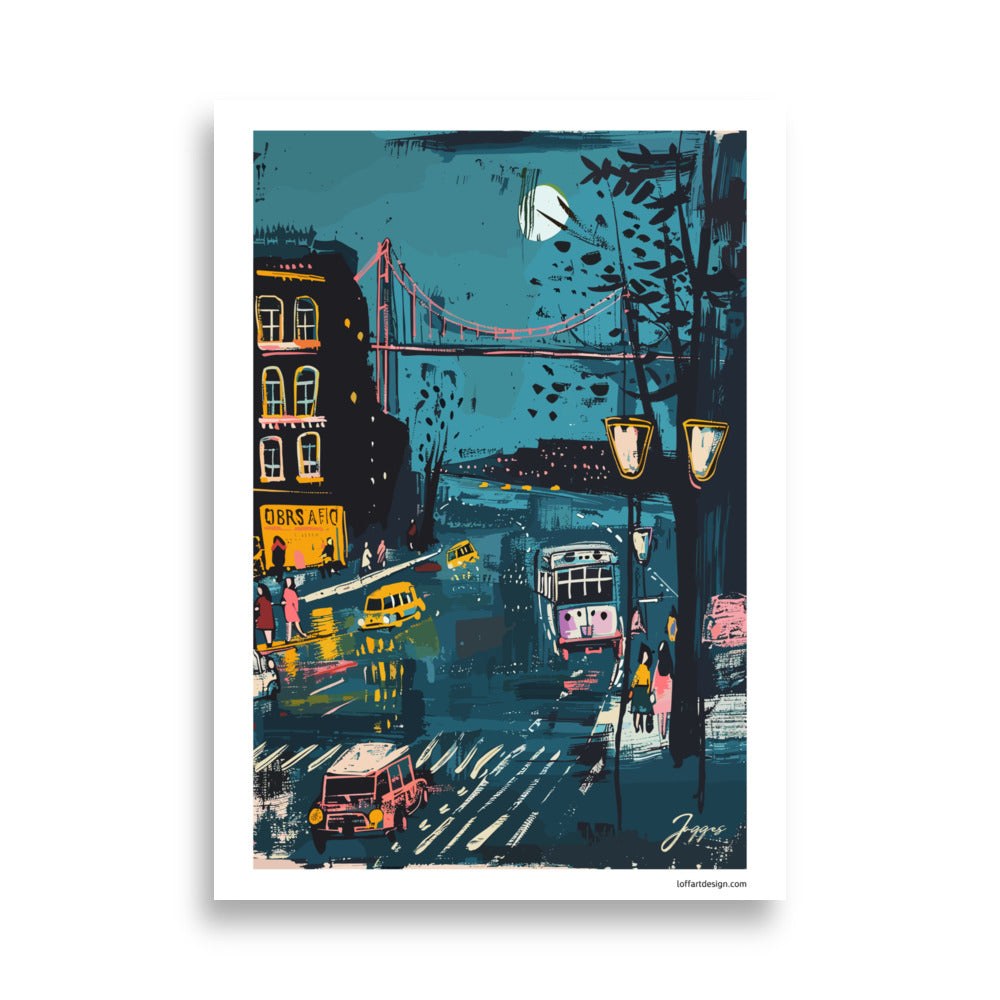 City Views L - Poster - Original Wall Art