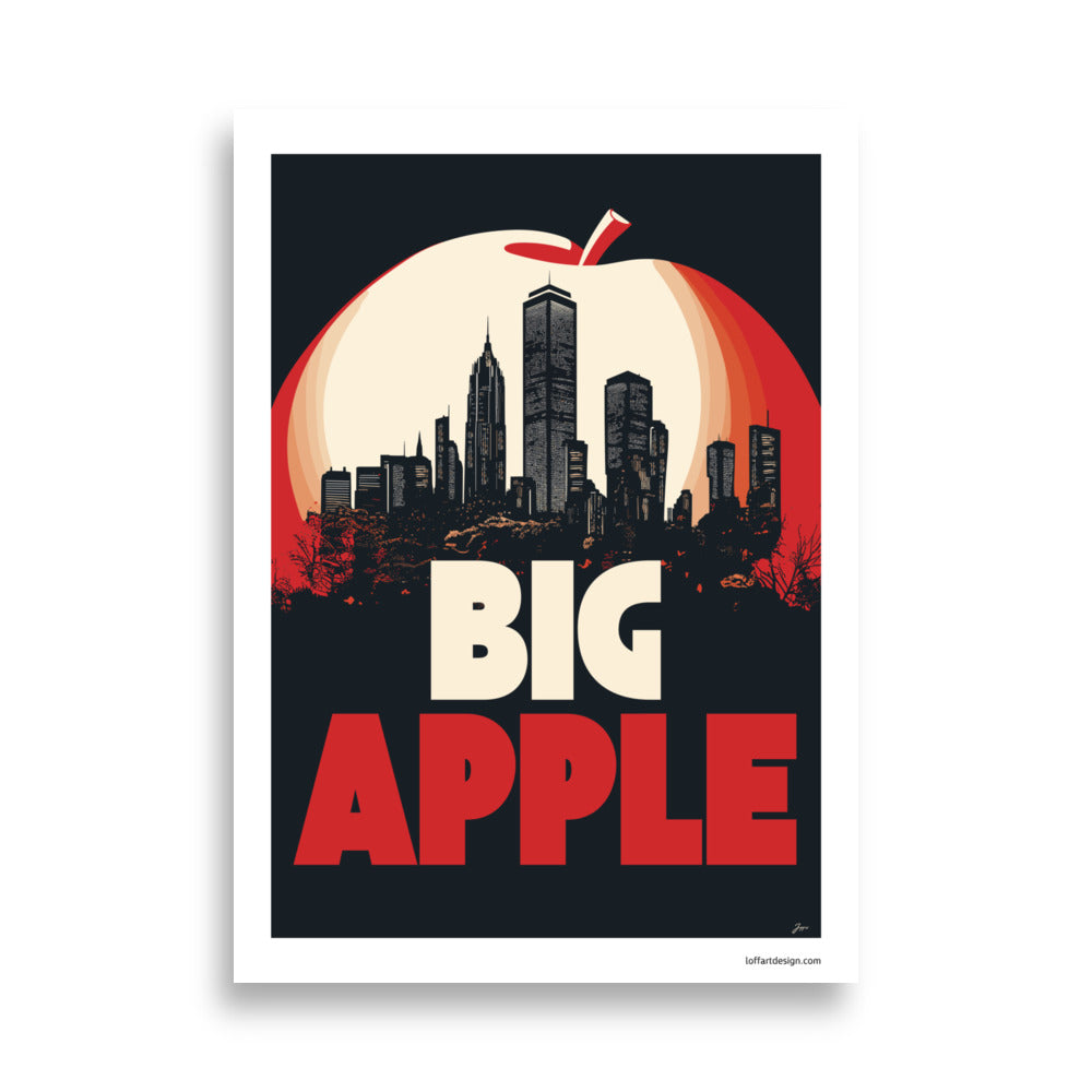 Big Apple - New York City Skyline Poster