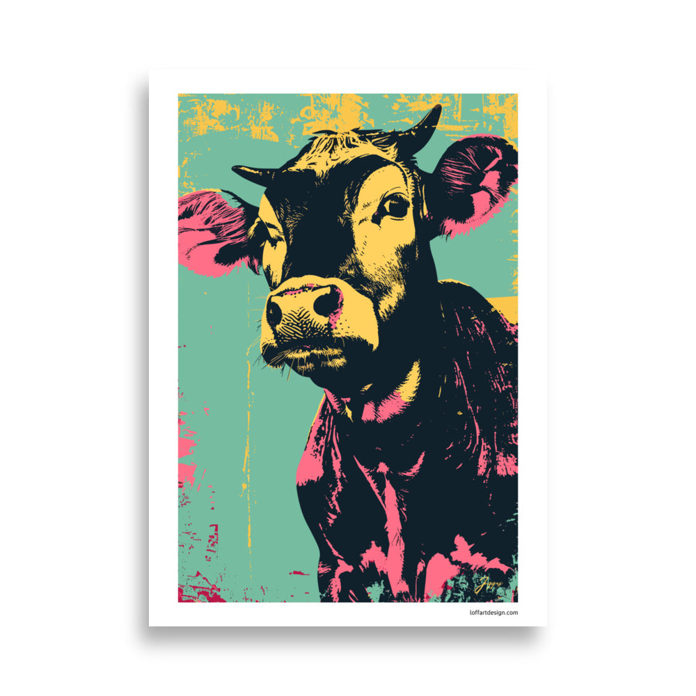 Milly - Farmyard Pop Portraits - Poster