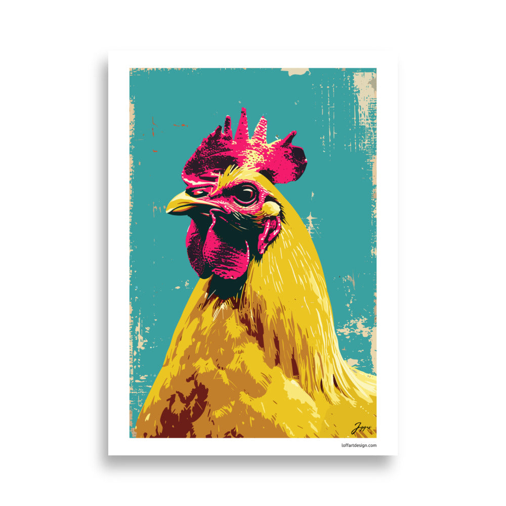 Ralph-Farmyard Pop Portraits Poster