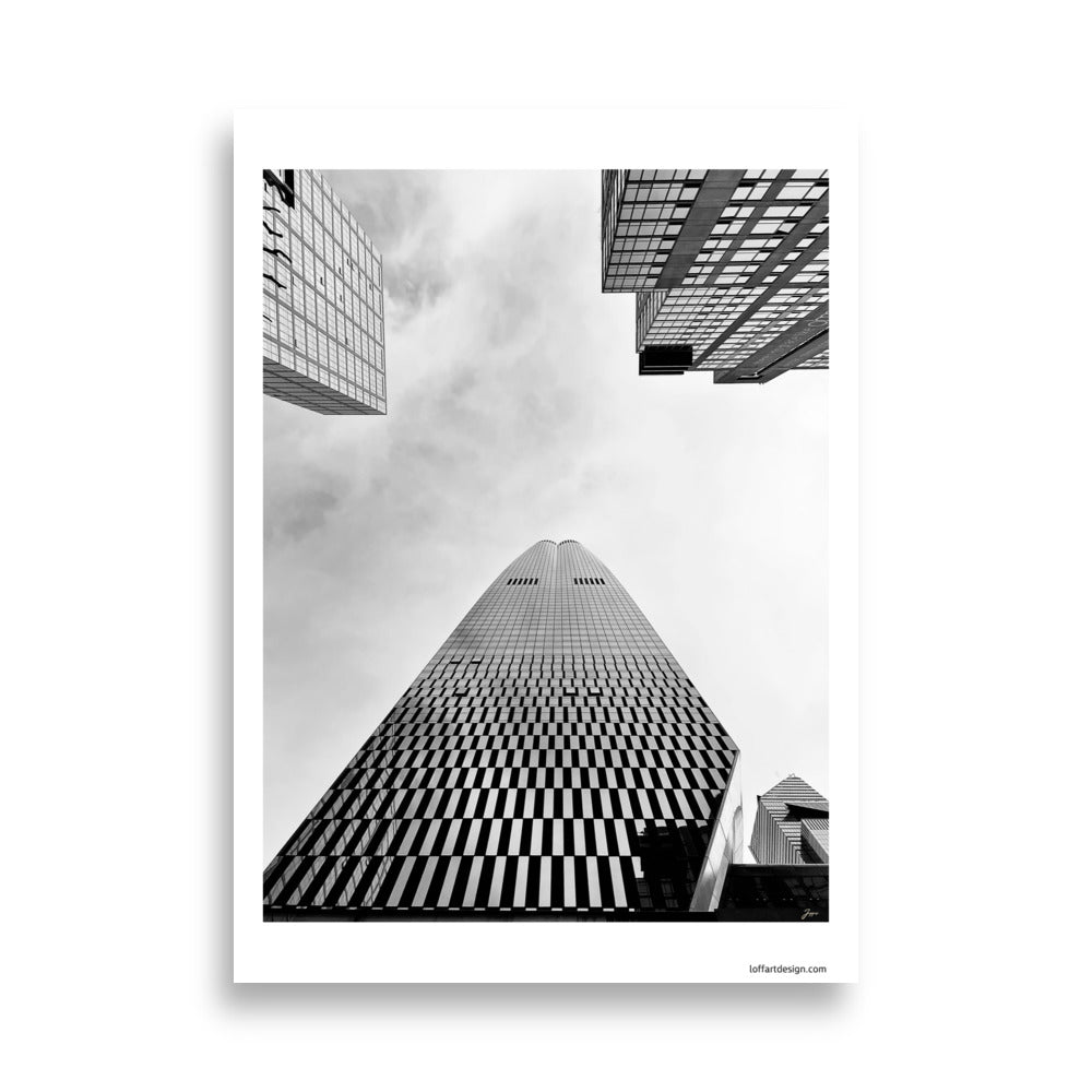 New York City Skyscraper Poster