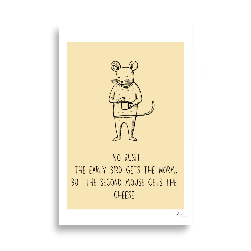 Relaxed Mouse - Poster