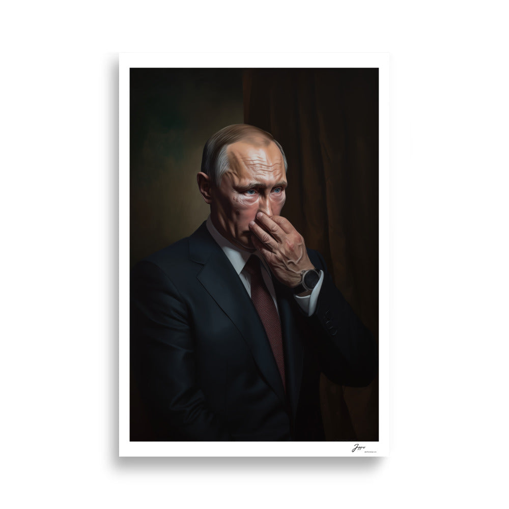 Putin Funny Poster - Funny Bathroom Prints