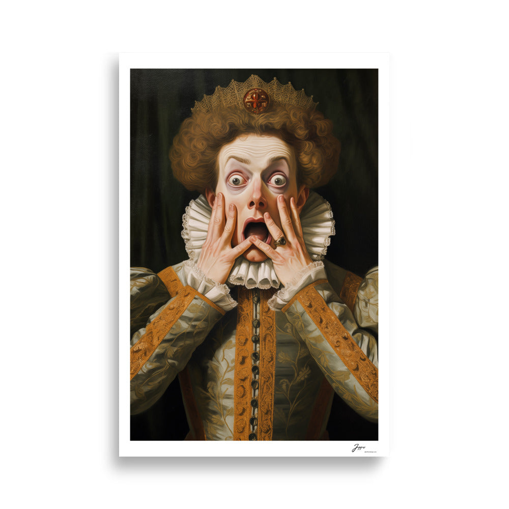 Duchess Arabella - Poster - Funny Classical  Painting Portrait Prints