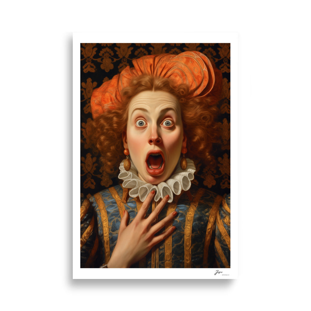 Dame Gwendolyn - Poster - Funny Bathroom Wall Art