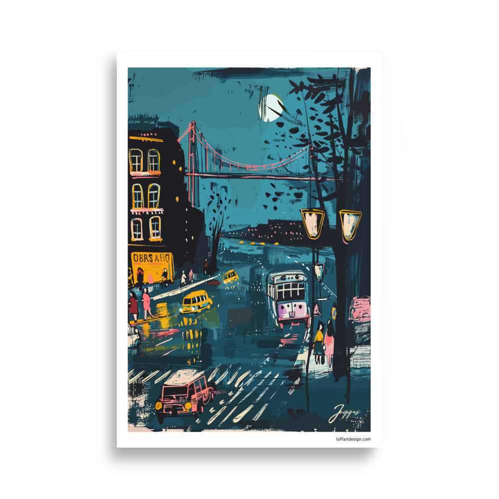 City Views L - Poster - Original Wall Art