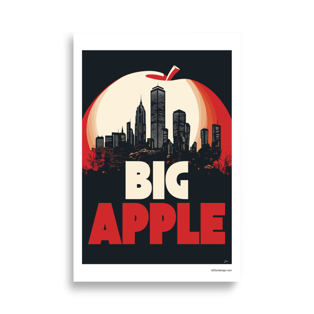 Big Apple - New York City Skyline Poster