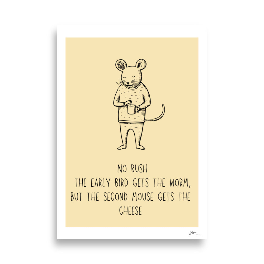 Relaxed Mouse - Poster