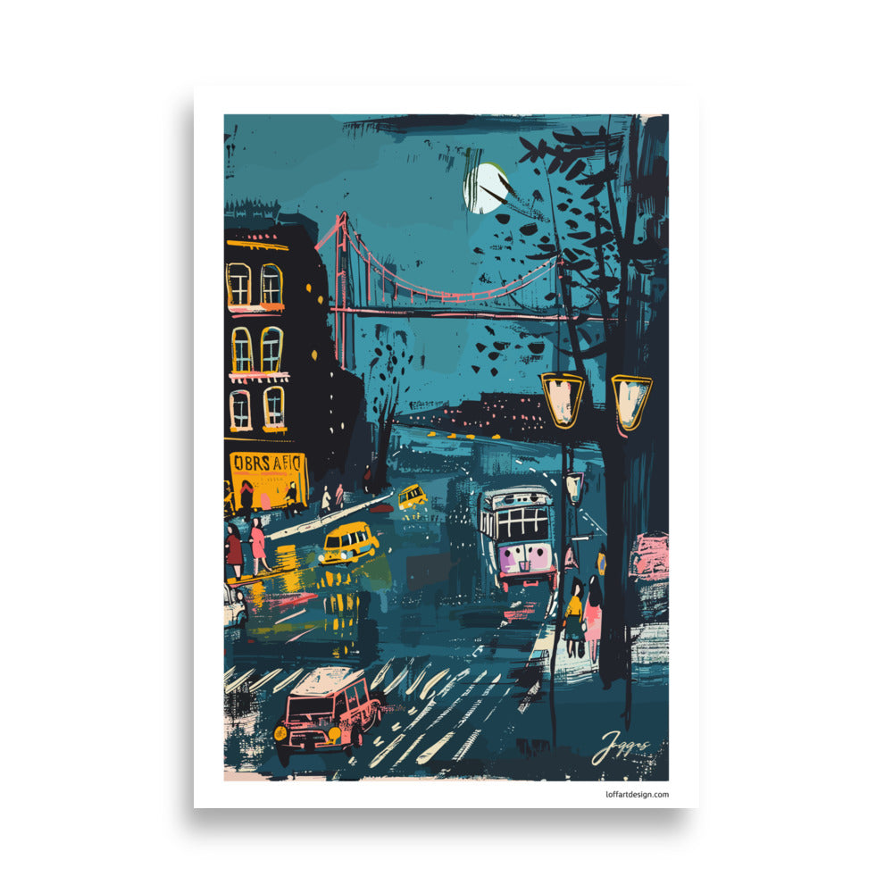 City Views L - Poster - Original Wall Art