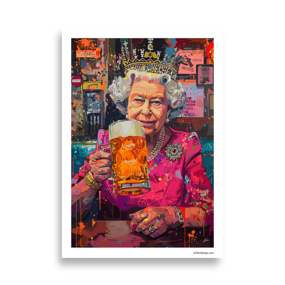 Royal Cheers Poster_Queen Elizabeth II