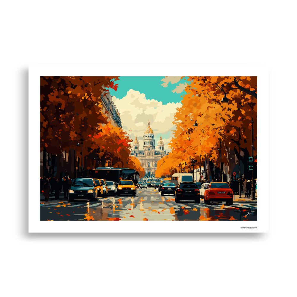 Autumn in the City Poster