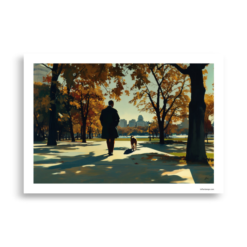 Autumn Stroll Poster