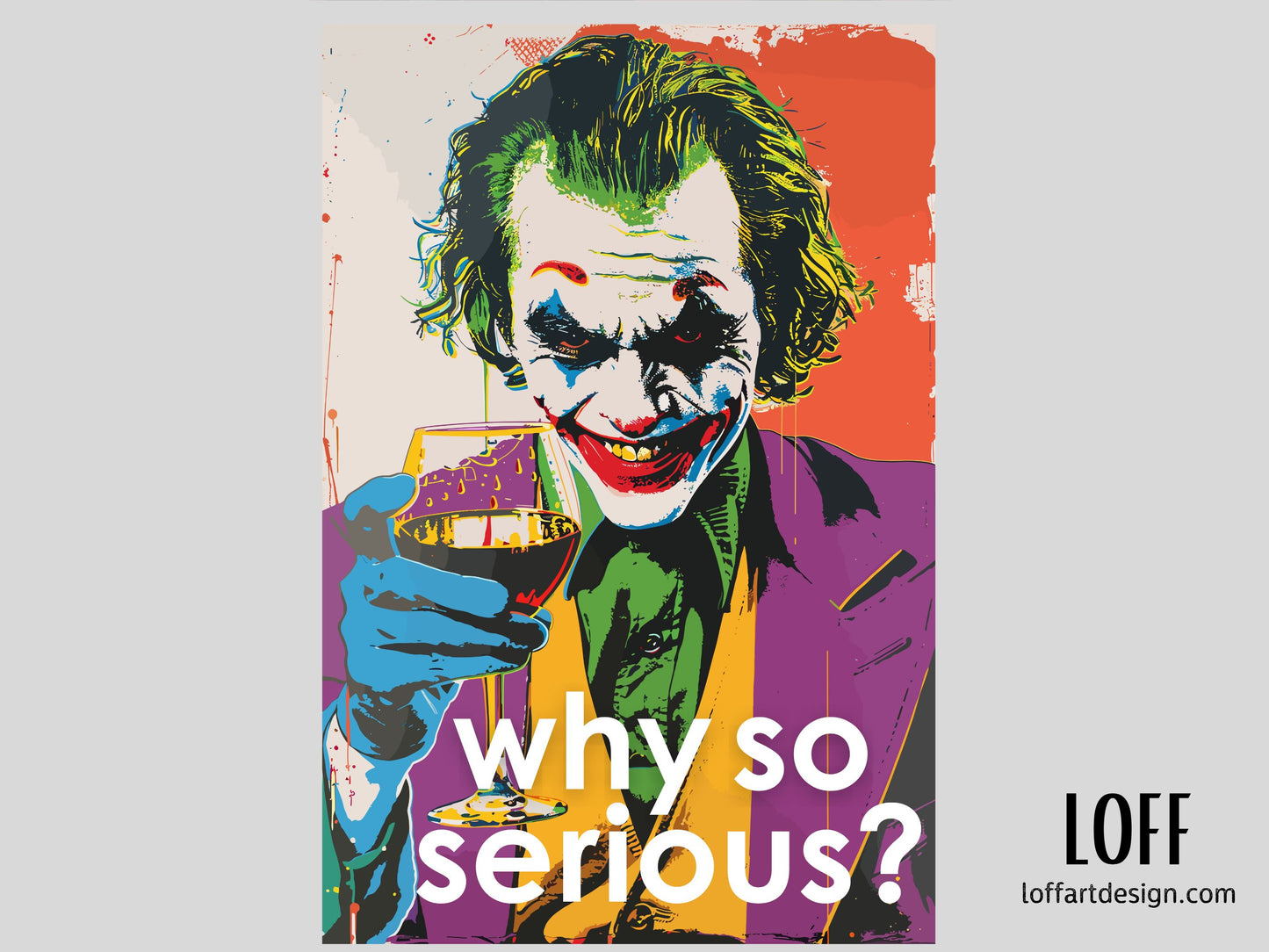 Why So Serious? - Joker Unisex t-shirt