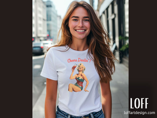 marylin monroe, tee, cocktail, vintage, retro , movie