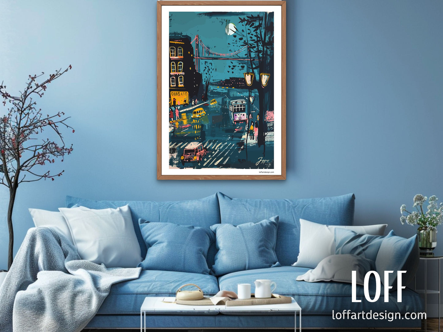 City Views L - Poster - Original Wall Art