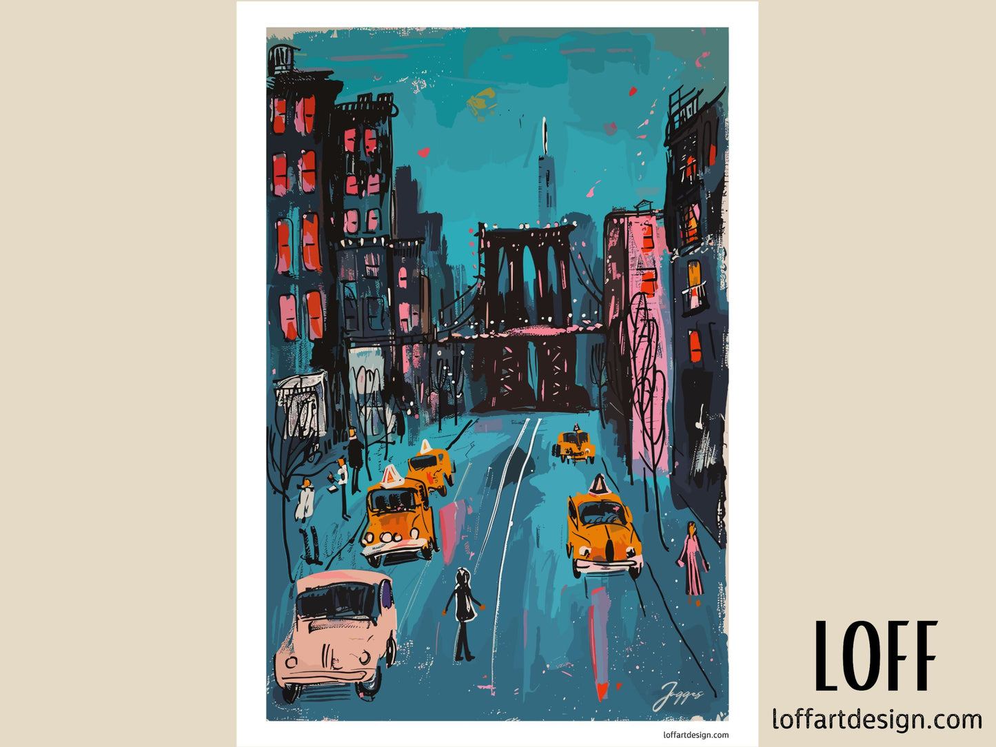 City Views NY - Poster - Original Wall Art