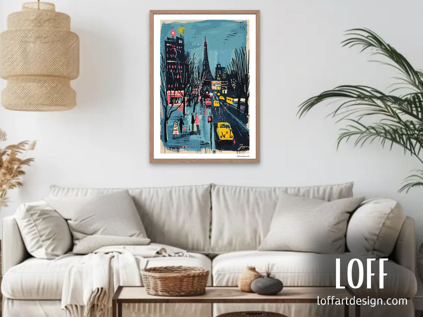 City Views Paris- Eiffel  - Poster - Original Wall Art