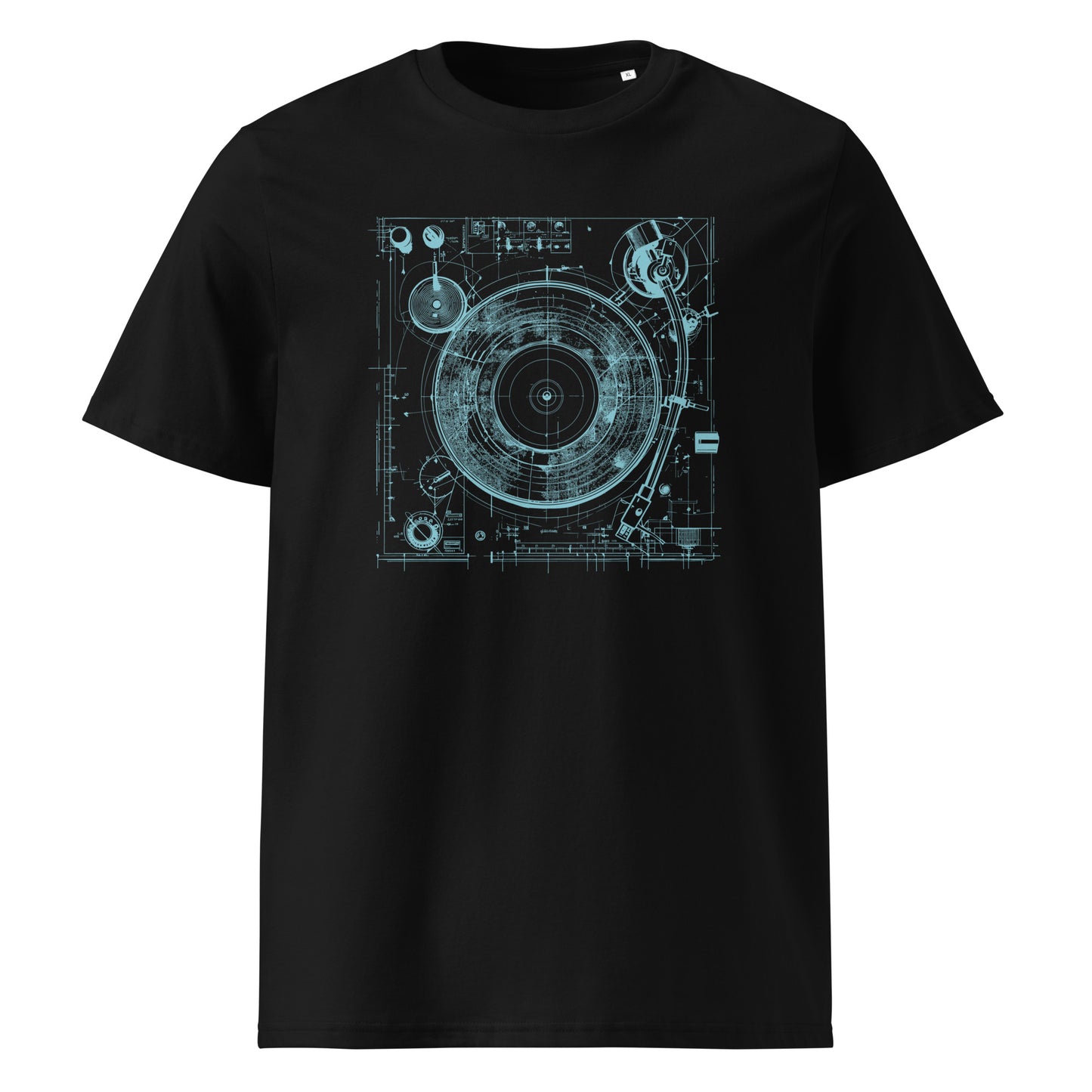 Vintage Vinyl Turntable - Unisex organic cotton t-shirt