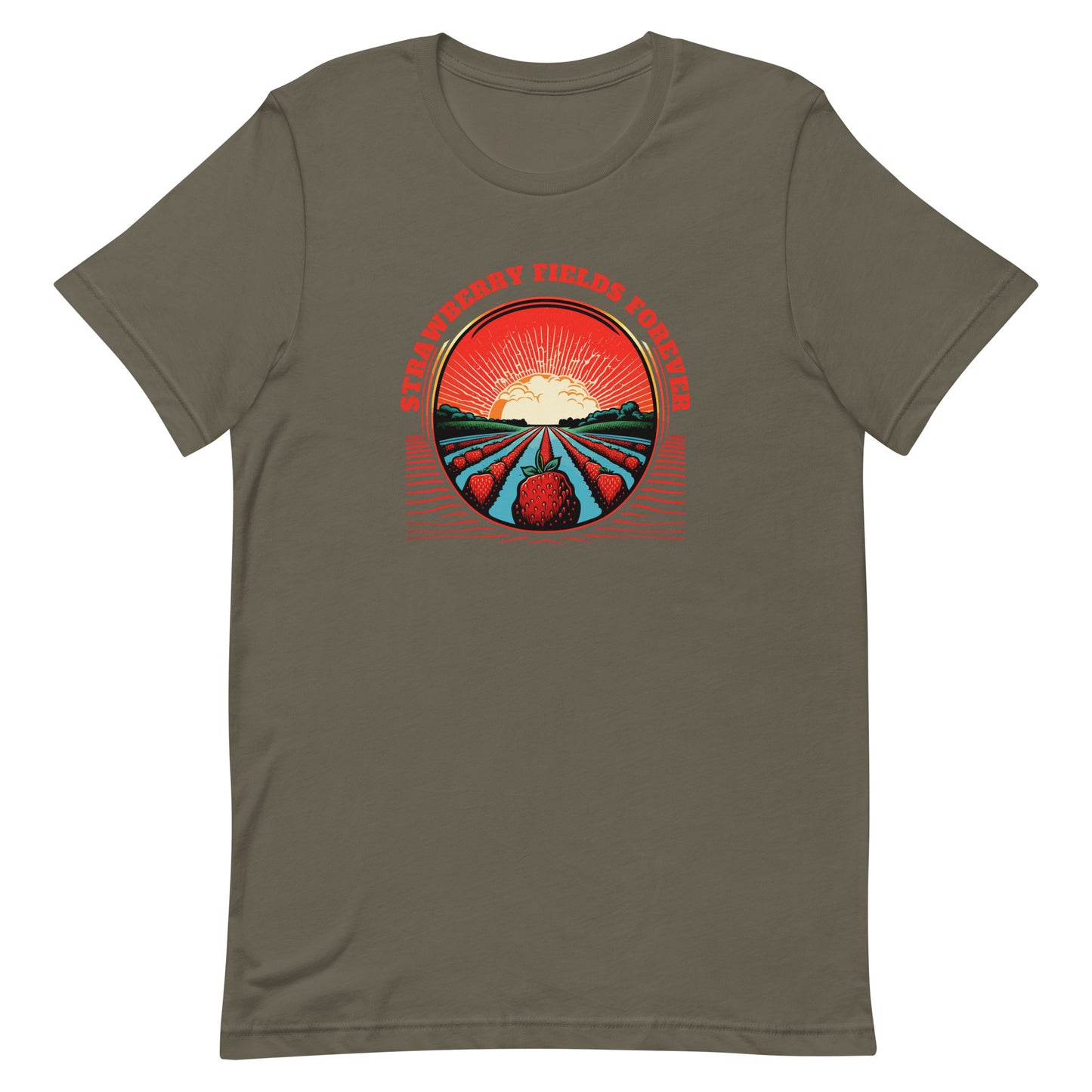 Strawberry Fields Forever- Unisex t-shirt