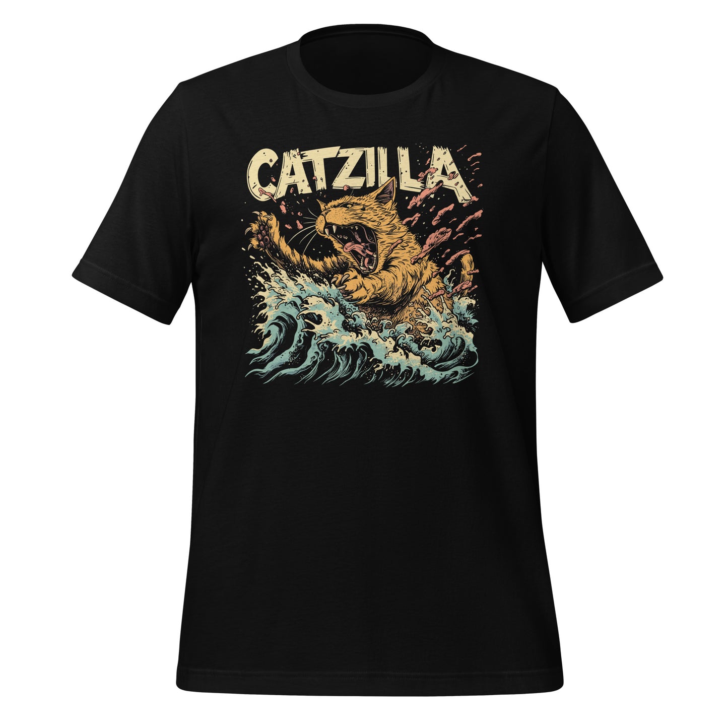 Catzilla Comics Unisex t-shirt: Wear the Feline Fury!