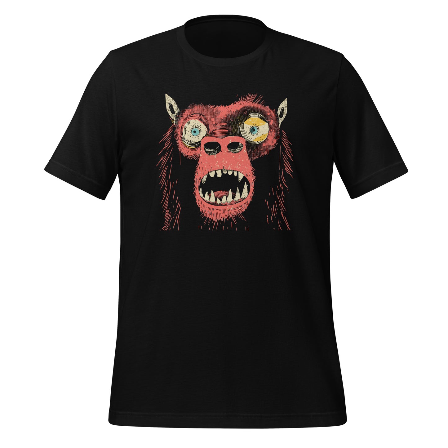 tee Illustration of Gary the Monster in vibrant colors, printed on a high-quality t-shirt