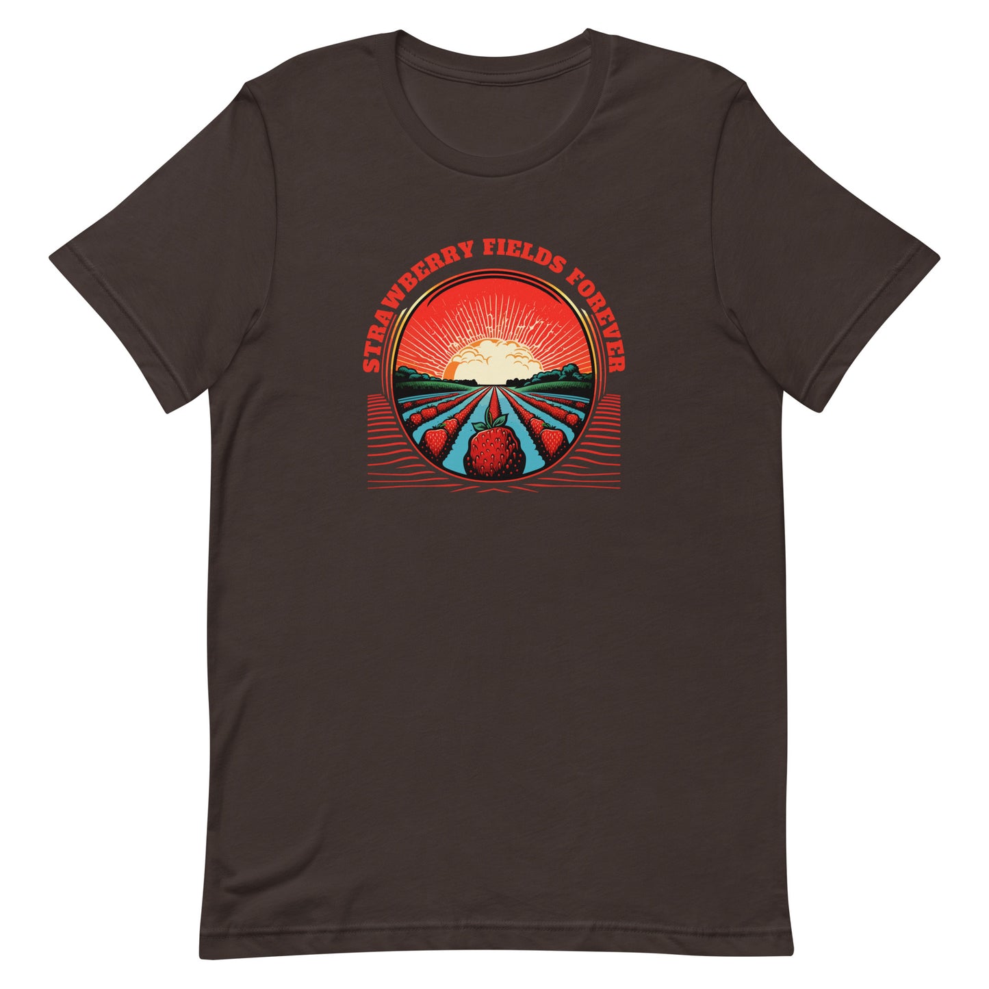 Strawberry Fields Forever- Unisex t-shirt