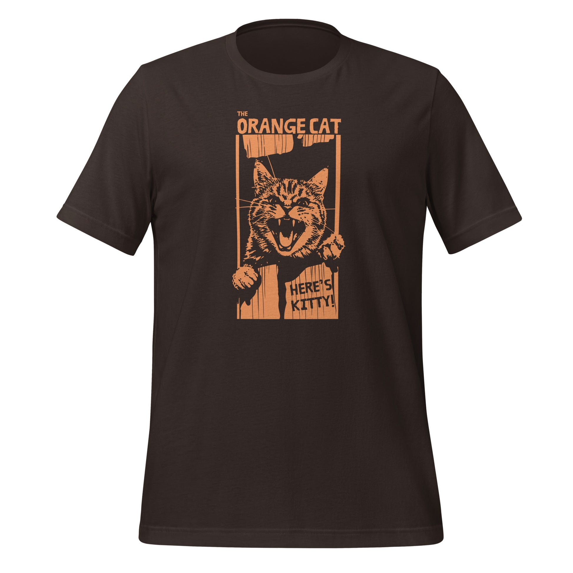 Here’s Kitty - Unisex t-shirt - Orange cat-Shining - funny tee- Movie parody