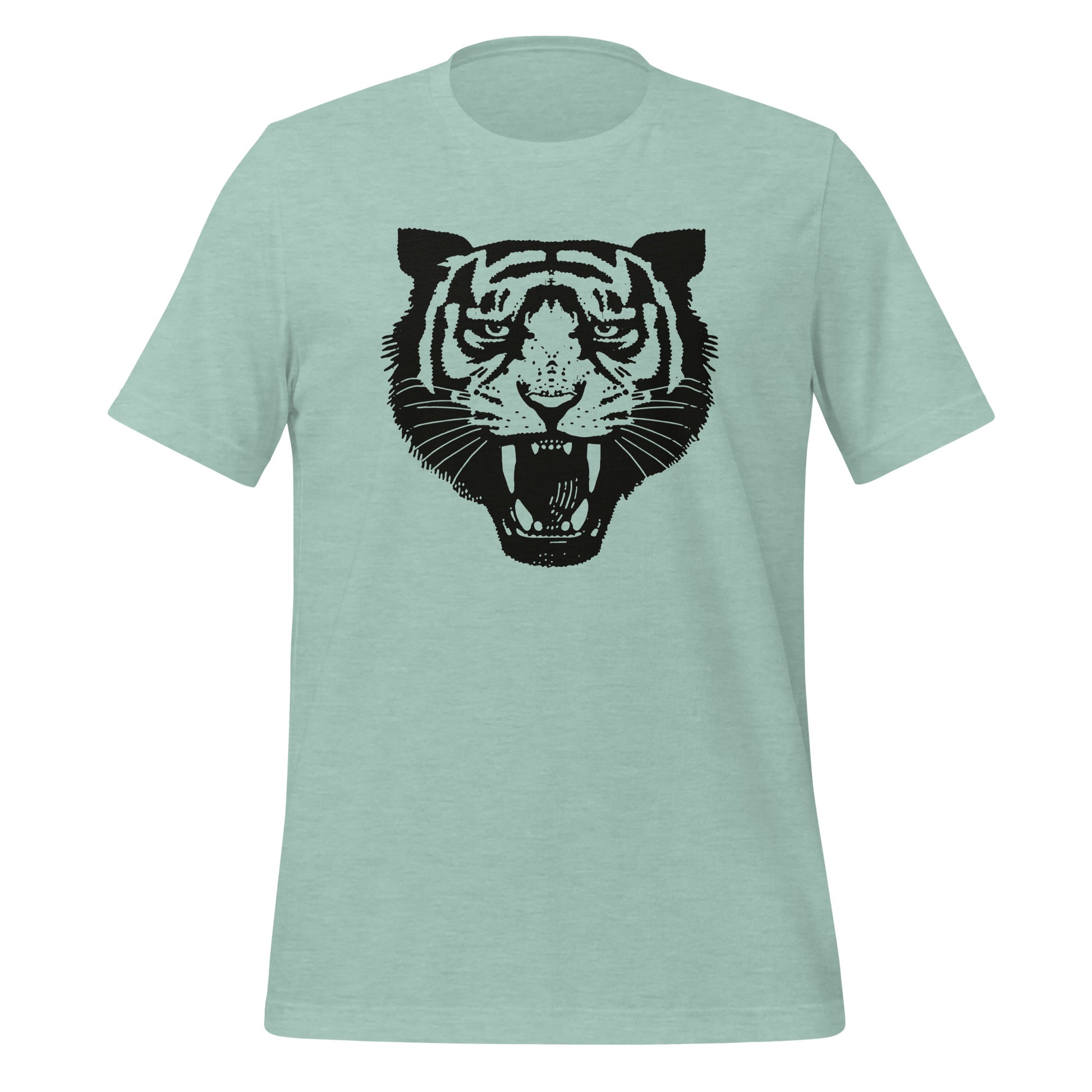 Fierce Tiger - Monochrome Unisex t-shirt - Wild - graphic tee -minimalist