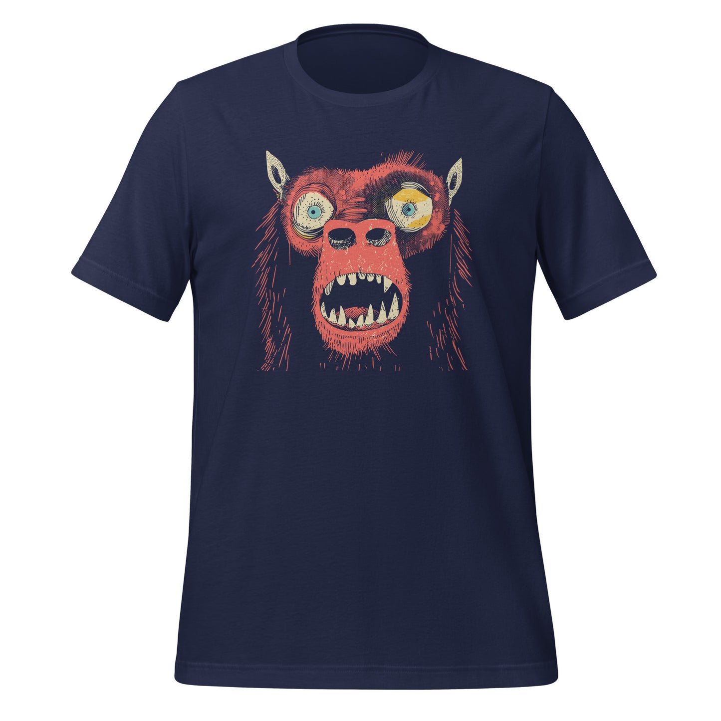 Illustration of Gary the Monster in vibrant colors, printed on a high-quality t-shirt