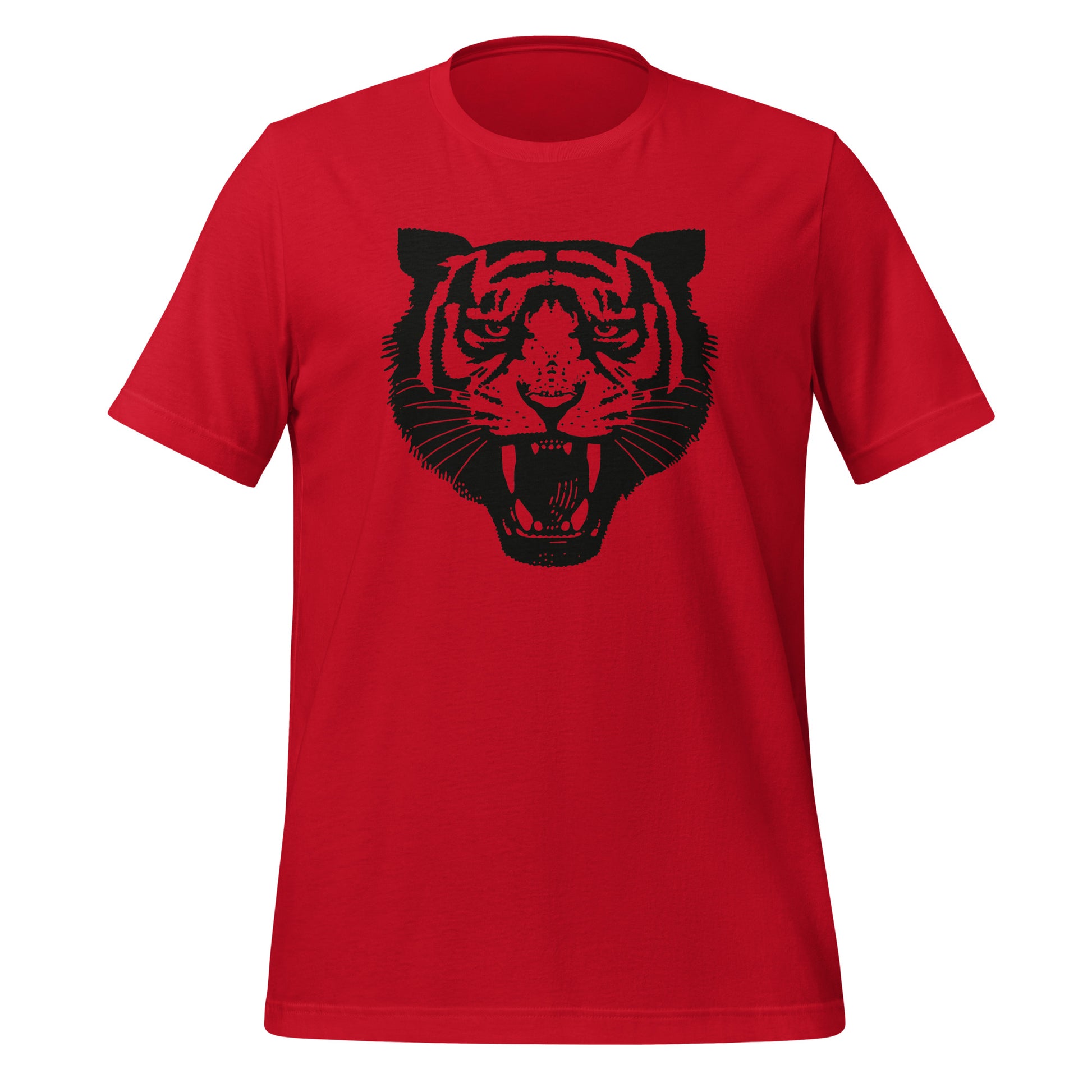 Fierce Tiger - Monochrome Unisex t-shirt - Wild - graphic tee -minimalist