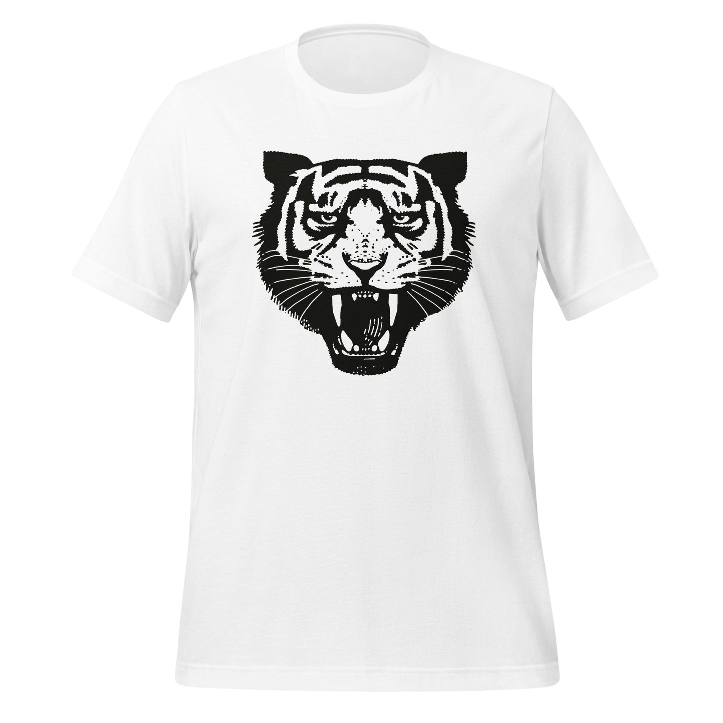 Fierce Tiger - Monochrom Unisex t-shirt