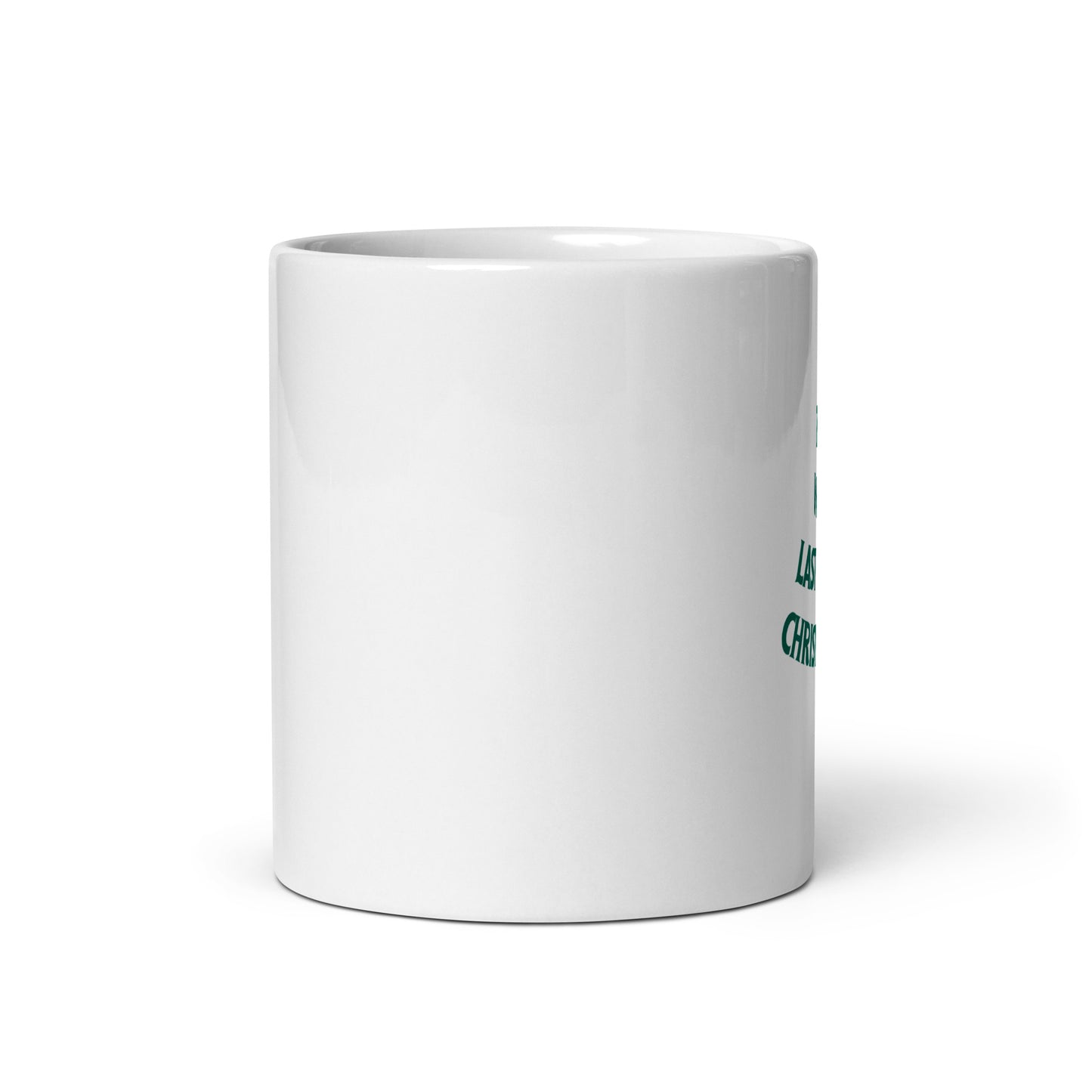 Last-minute Christmas gift - White glossy mug