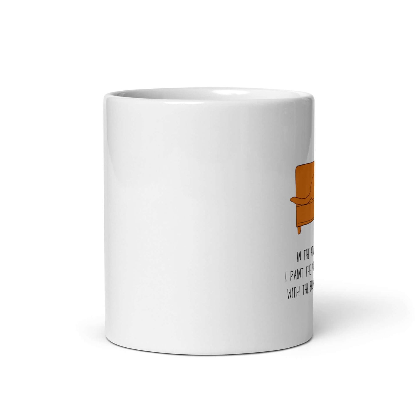 Cat Wisdom - White glossy mug