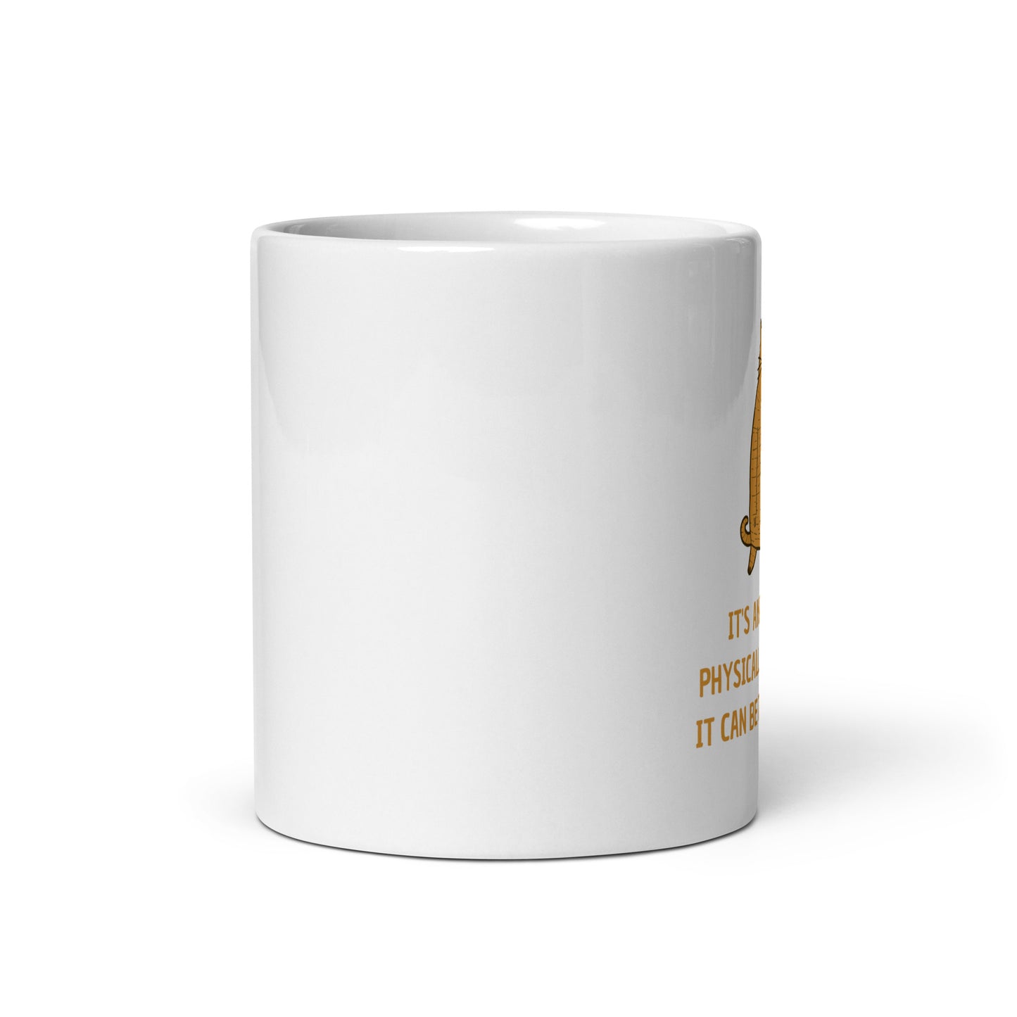 Lazy Days - White glossy mug